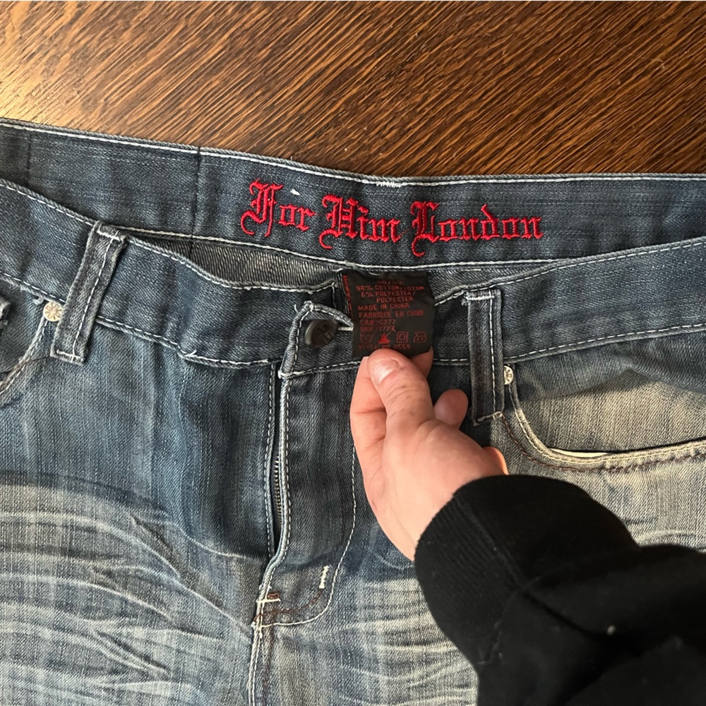 “For him, London” denim